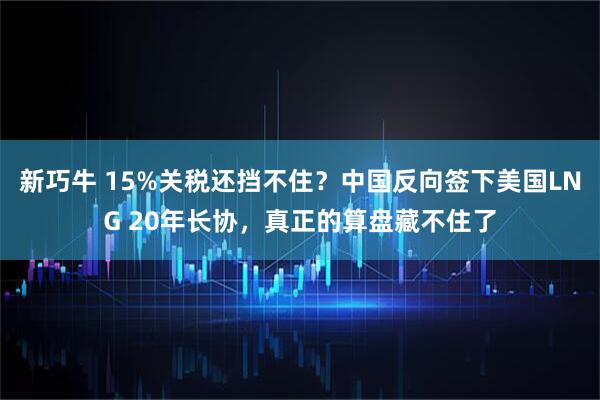 新巧牛 15%关税还挡不住?中国反向签下美国LNG 20年长协,真正的算盘藏不住了